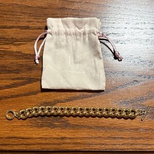 Uncommon James Gold Chain Bracelet with Pouch